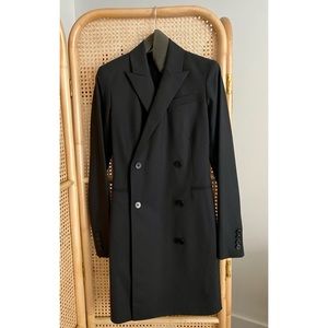 Theory Navy Blue Blazer Dress - Size 00 (Like New)